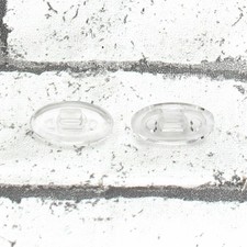 Replacement Silicone Rubber Nose Pieces for-Oakley Whisker Sunglass -Clear