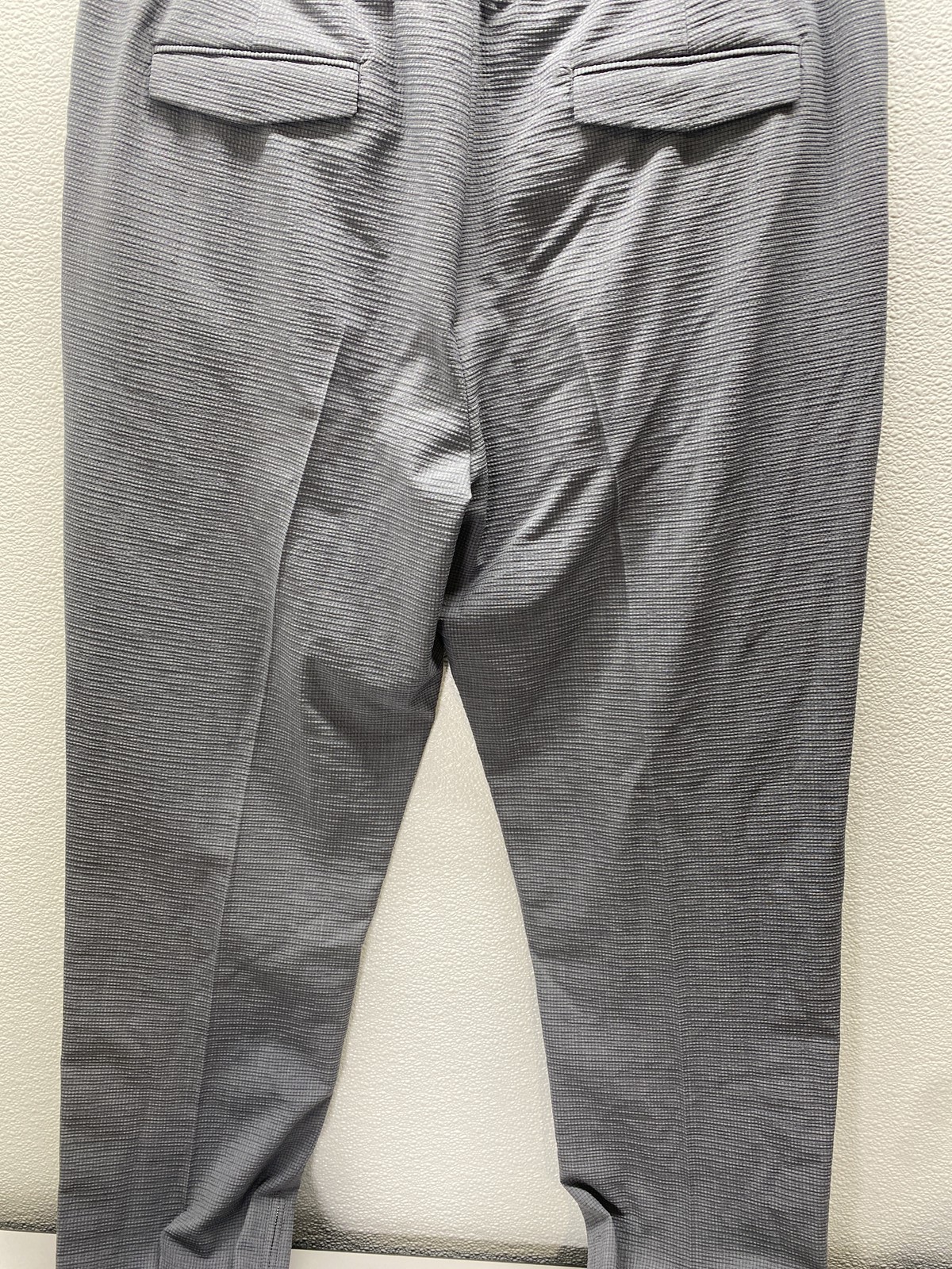 Christian Dior Mens Fine Woven Wool Blend Jogger Pants Size 37 x 31 Grey thumbnail 10