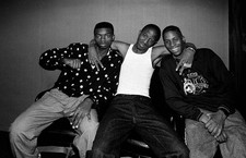 Rappers Aqil Davidson Markell Riley and Brandon Mitchell of Wreckx- Old Photo 1