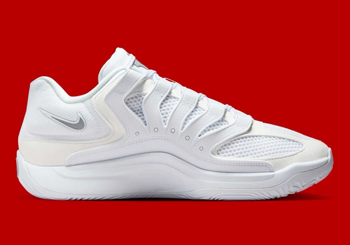 Size 7.5 - Nike KD 18 TB Triple White for sale online | eBay
