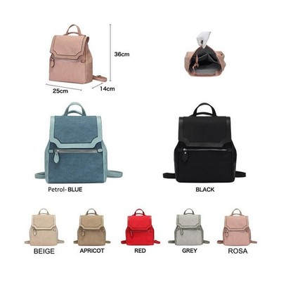 Women's backpack shopper backpack cross-over shoulder bag bag leather-look bag