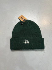 Stussy Cuff Beanie Hat Stock Logo Knit Cap OS...