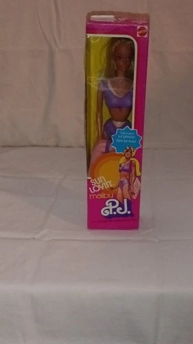 Vintage Mattel Sun Lovin' Malibu P.J. Blonde Blue Eyes Fashion Doll NIB