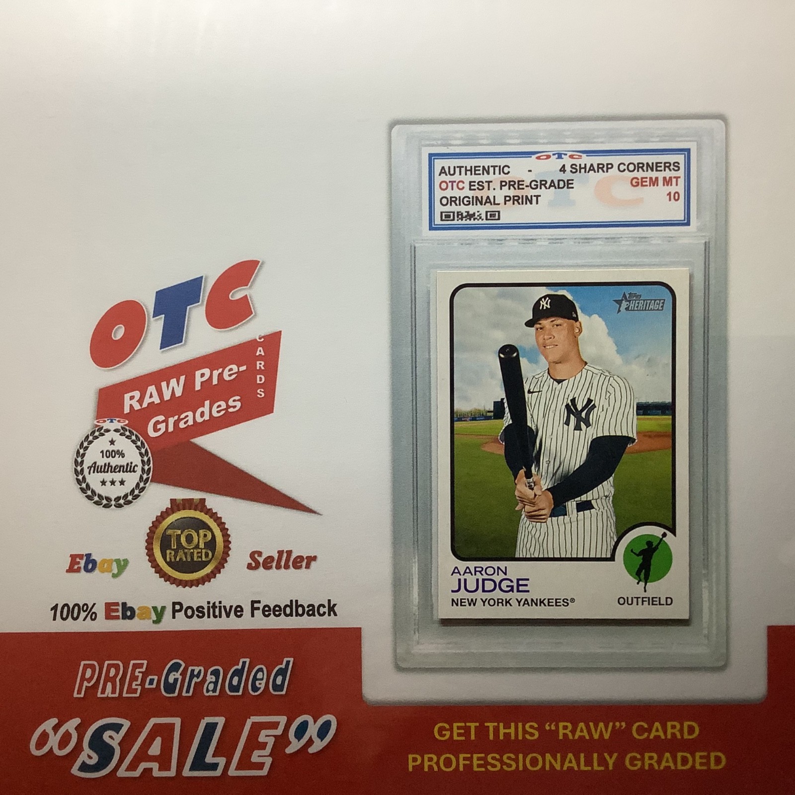 1970s-NOW HOFs/Stars/RCs 1-MYSTERY PICK OTC Certified Pre-Graded Slab Card view 11