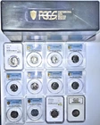 Washington Quarter 11-Coin Set - NGC or PCGS Certified - 1989 to 1999 - All MS