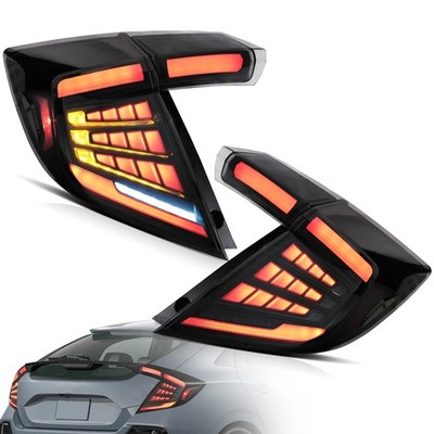 Paar VLAND LED Rückleuchten für 2017-21 Honda Civic Hatchback/Type R Sequential