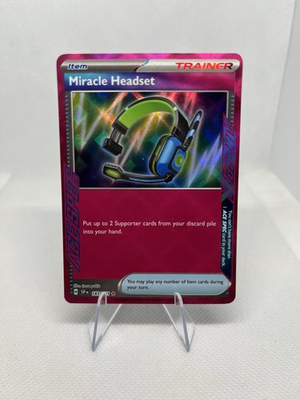 #ad Miracle Headset 183 191 SV Surging Sparks ACE SPEC Rare Pokemon Card NM $2.00