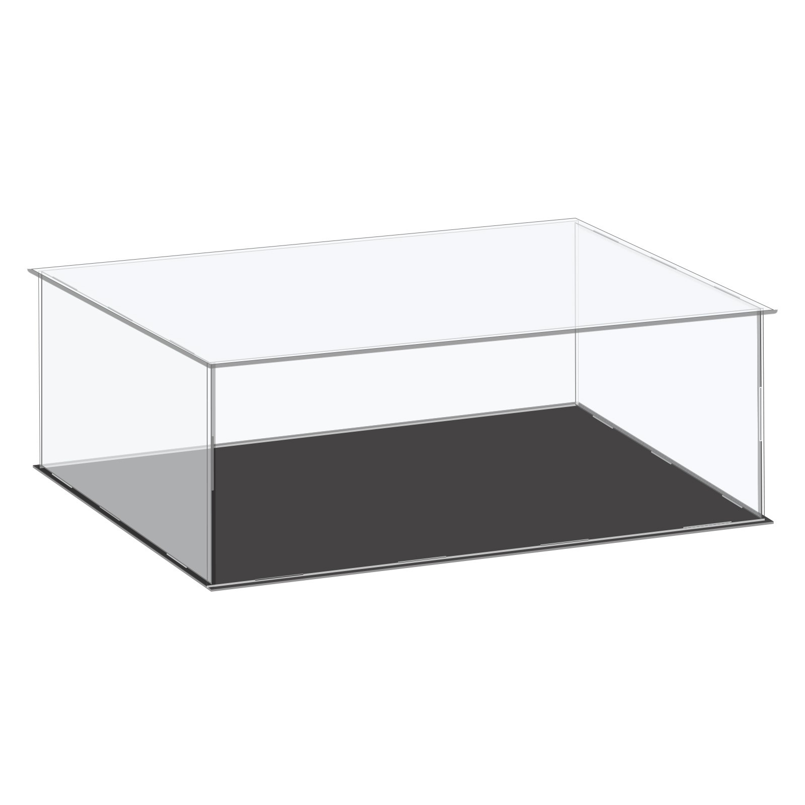 Vitrine Acrylique Haute Transparence 41x31x15.5cm - Luxe et Protection