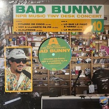 BAD BUNNY NPR TINY DESK CONCERT APR 2025 COLORED VINYL LIVE DeBI TiRAR MaS FOToS