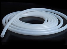 ID 2/3/4/5/6/7/8mm 50mm Silicone hose Translucent white pipe Tubing Hose 1/5/10M