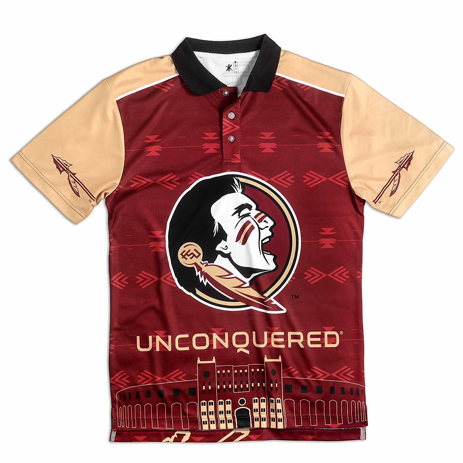 KLEWБЫЛ NCAA штата Флорида семинолы тематические Мужские рубашки поло 