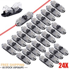 24Pcs Low Voltage Wire Connectors Quick Splice Small Gauge Without Stripping for