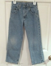 Boys WRANGLER Denim JEANS size 8 SLIM NEW Pair ADJUSTABLE WAIST Blue Dungarees