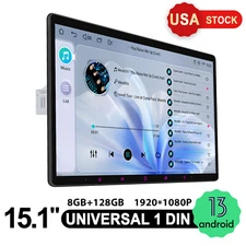 Joying Ultra-Thin 15.1 Big Screen Single Din Radio 8GB+128GB Qualcomm Snapdragon