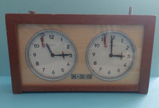 ruhla GARDE vintage Schachuhr Chess Clock ana...