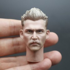 1/6 Scale Johnny Depp Dark Witch Head Carving Fit 12'' Figure Body