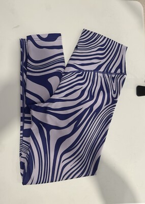 Balance Athletica Vitality Ascend Leggings Chrysalis Swirl Purple Size M