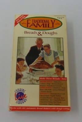 Traditional Holiday Party Breads & Doughs Vol 1 Cooking Live Library 1994 VHS