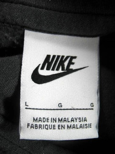 Nike Charcoal Grey Hoodie Embroidered Swoosh Youth Size L with Pockets & Logo | eBay