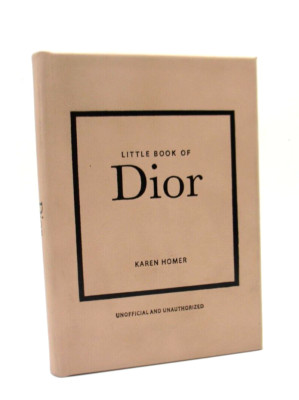 LITTLE BOOK OF DIOR by Karen Homer LEATHER BOUND Cover Blush List$95