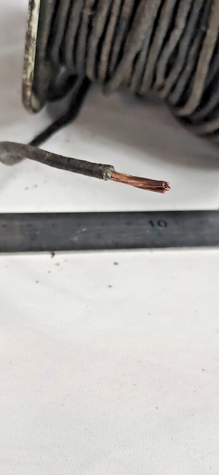 NOS #11ga Western Electronics Stranded Copper Waxed Cloth wire 6M (W316 ...