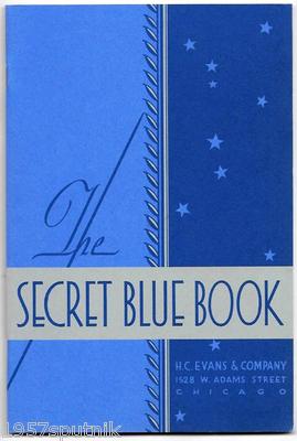 2 H.C Evans 1932 Secret Blue Book 1978 Reprint Catalogs Slot Cheat Gambling Item