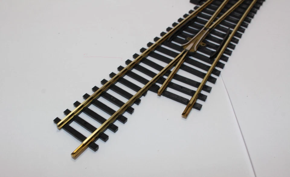 fg6049, Alte Roco 1x Weiche lang links Elektrischer Weichenantrieb silbe. TOP H0 - Bild 4 von 4