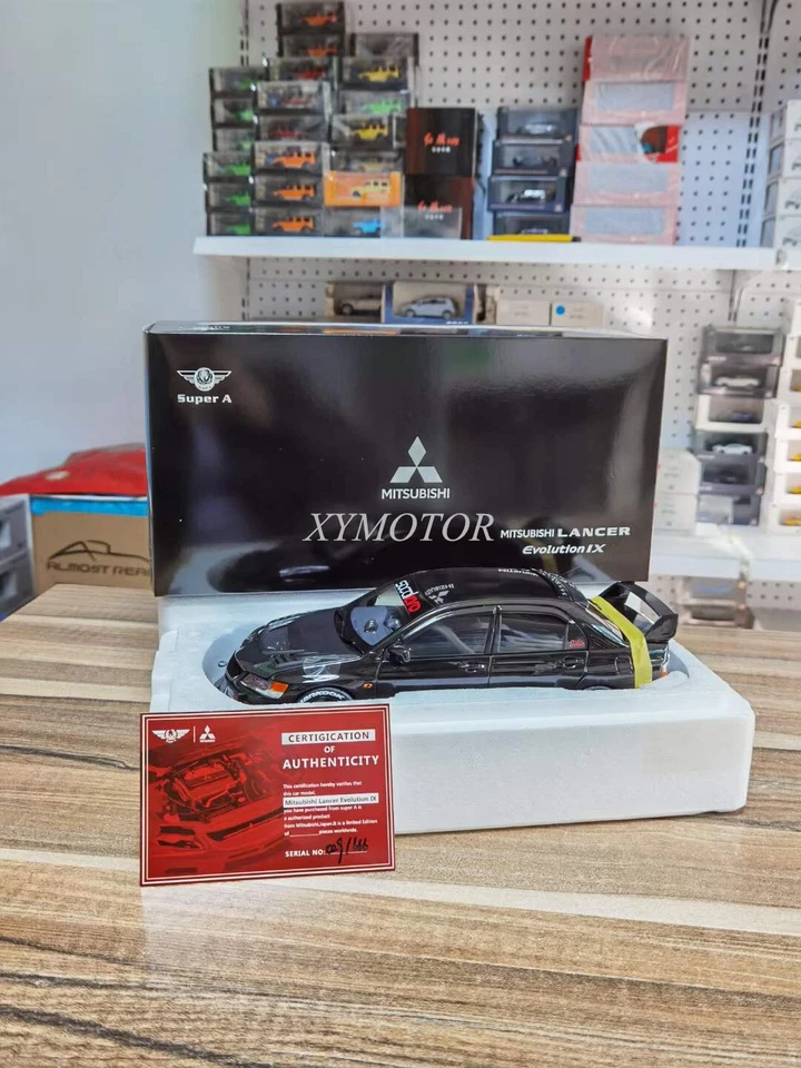 Металлическая литая модель автомобиля 1:18 Super A Mitsubishi Lancer EVO 9 подарки игрушки хобби - Изображение 4 из 4