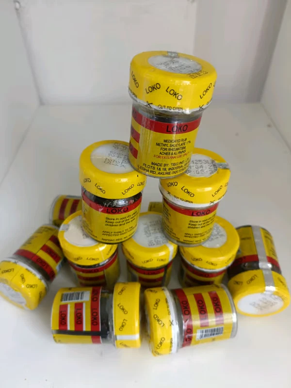 Loko Medicated Rub Balm für Rheuma, Schmerzen und Muskelschmerzen 25g x 6