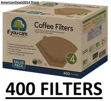 If You Care 4 Unbleached Coffee Filter 400 ct. Lowest Prices  Free Ship 