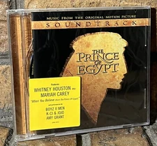The Prince of Egypt Soundtrack 1998 Music CD Mariah Carey Whitney Houston Sealed