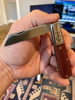 Blade Forums Great Eastern Cutlery GEC TC 15 Barlow SFO Sheepfoot Natural Canvas