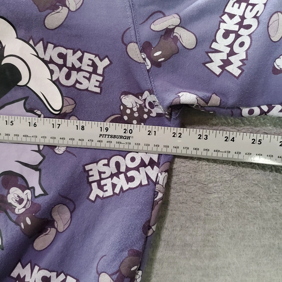 Disney Niños Sudadera XL Púrpura Sudadera con Capucha Logo Estampado Completo Polar Pullover Juvenil Foto 4 de 4