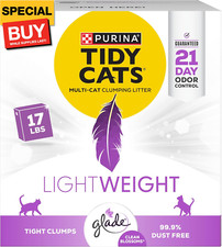 Purina Low Dust, Multi Cat, Clumping Cat Litter, LightWeight Glade Clean Blosso