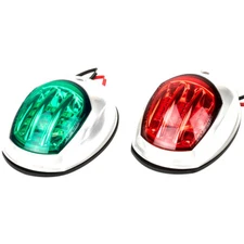 Sea-Dog 400071-1 White LED Navigation Lights Port & Starboard Marine Boat Light