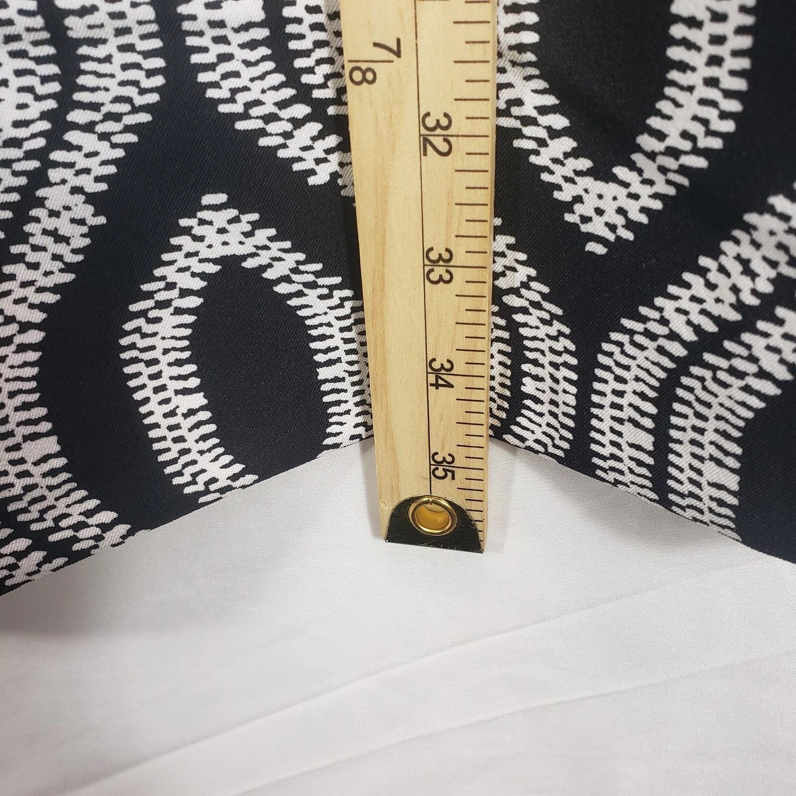 Abito senza maniche Alyx Donna Petite 14 P geometrico stampa bianca nera nuovo con etichette