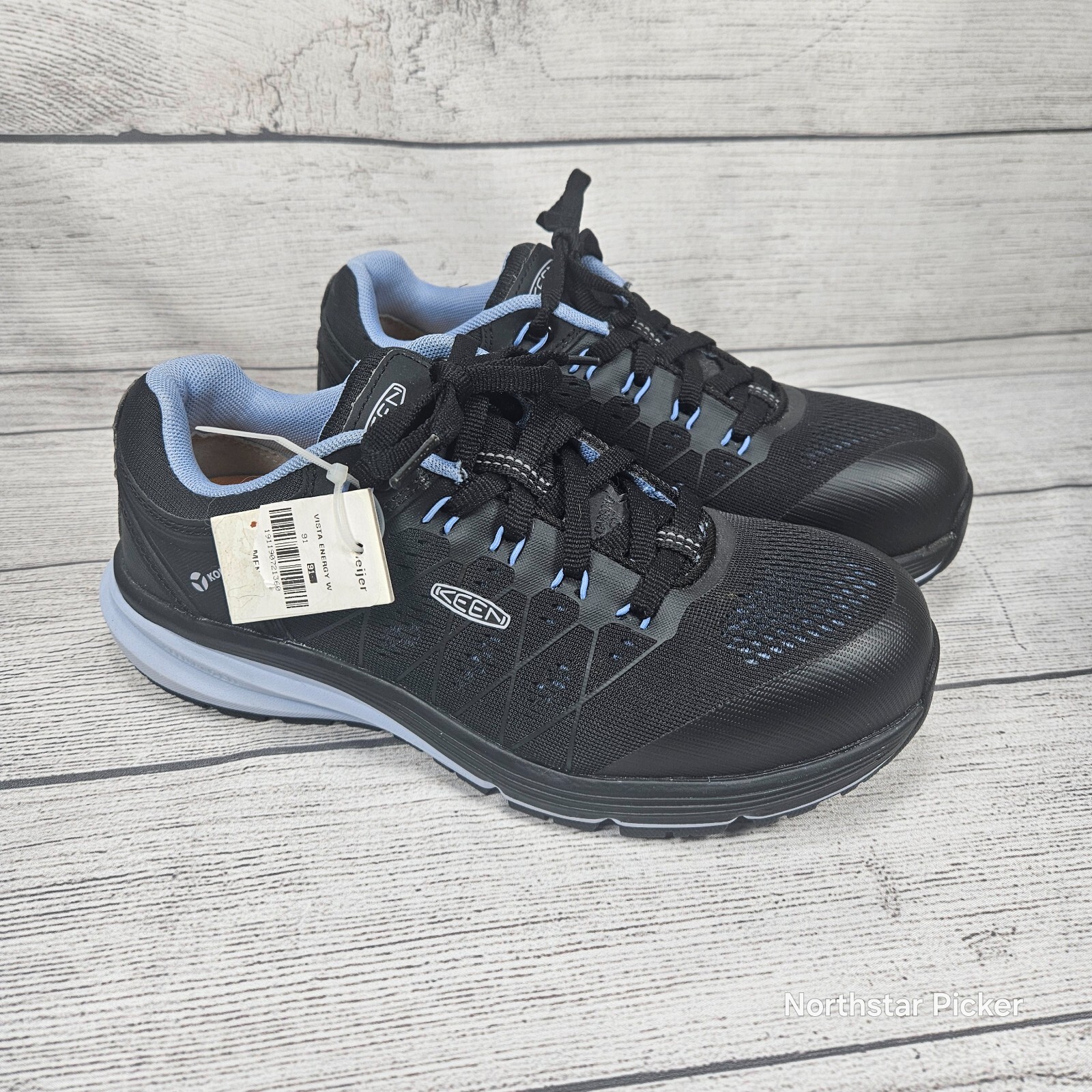 Scarpe KEEN Utility Vista Energy punta composita donna 7 5 M nero ortensia NUOVE