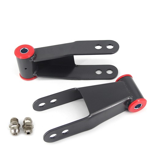 2-Inch Drop Lowering Seat Brackets For 1960-1972 GMC Chevy C10 – Tall Seat Bracket Set, Black Steel