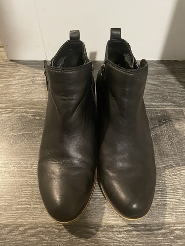 lucky brand basel leather booties