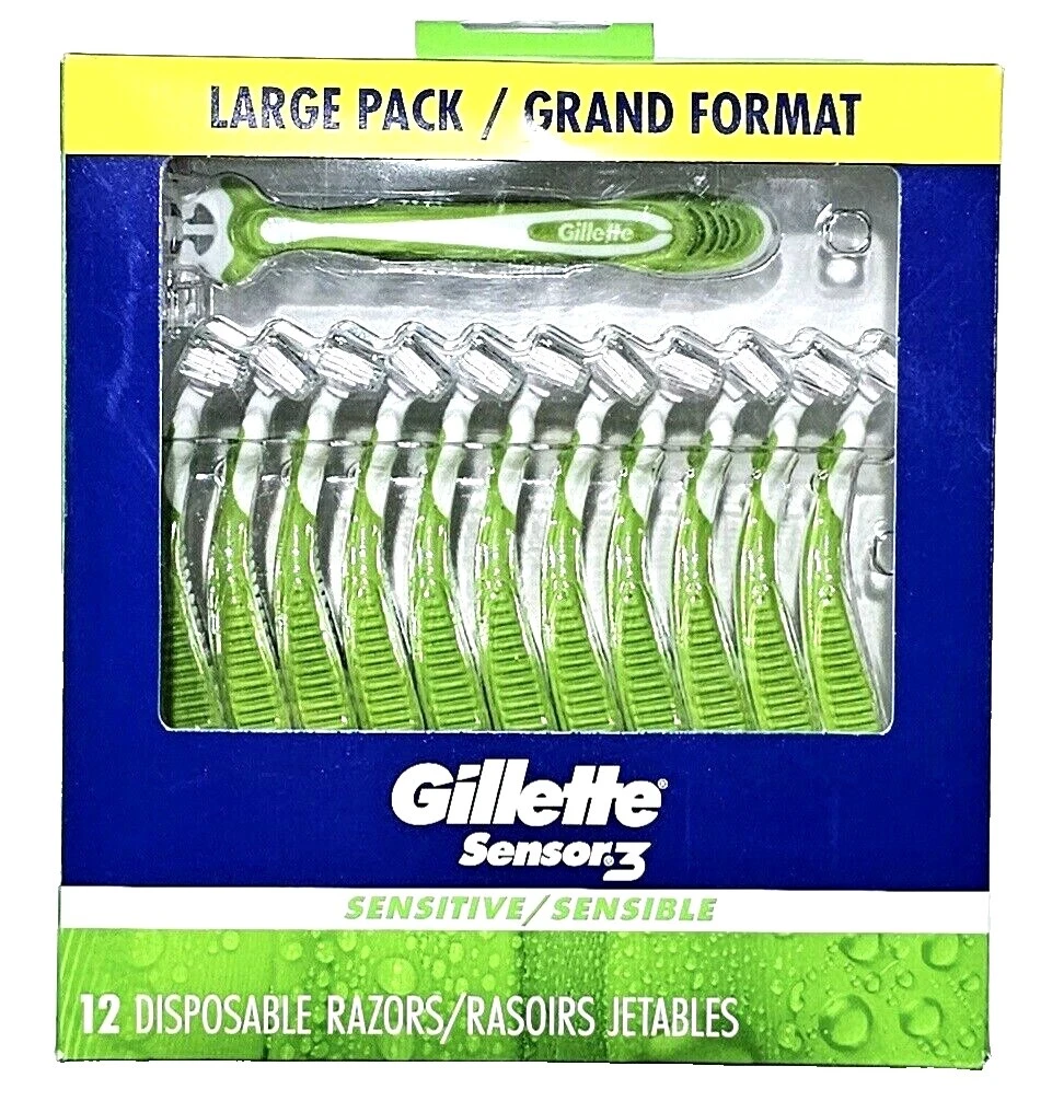 Gillette 3 Blade Razors for Men