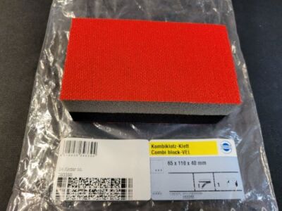 HERMES Handblock ''Kombiklotz-Klett'', 65x110x40mm - Lagerabverkauf