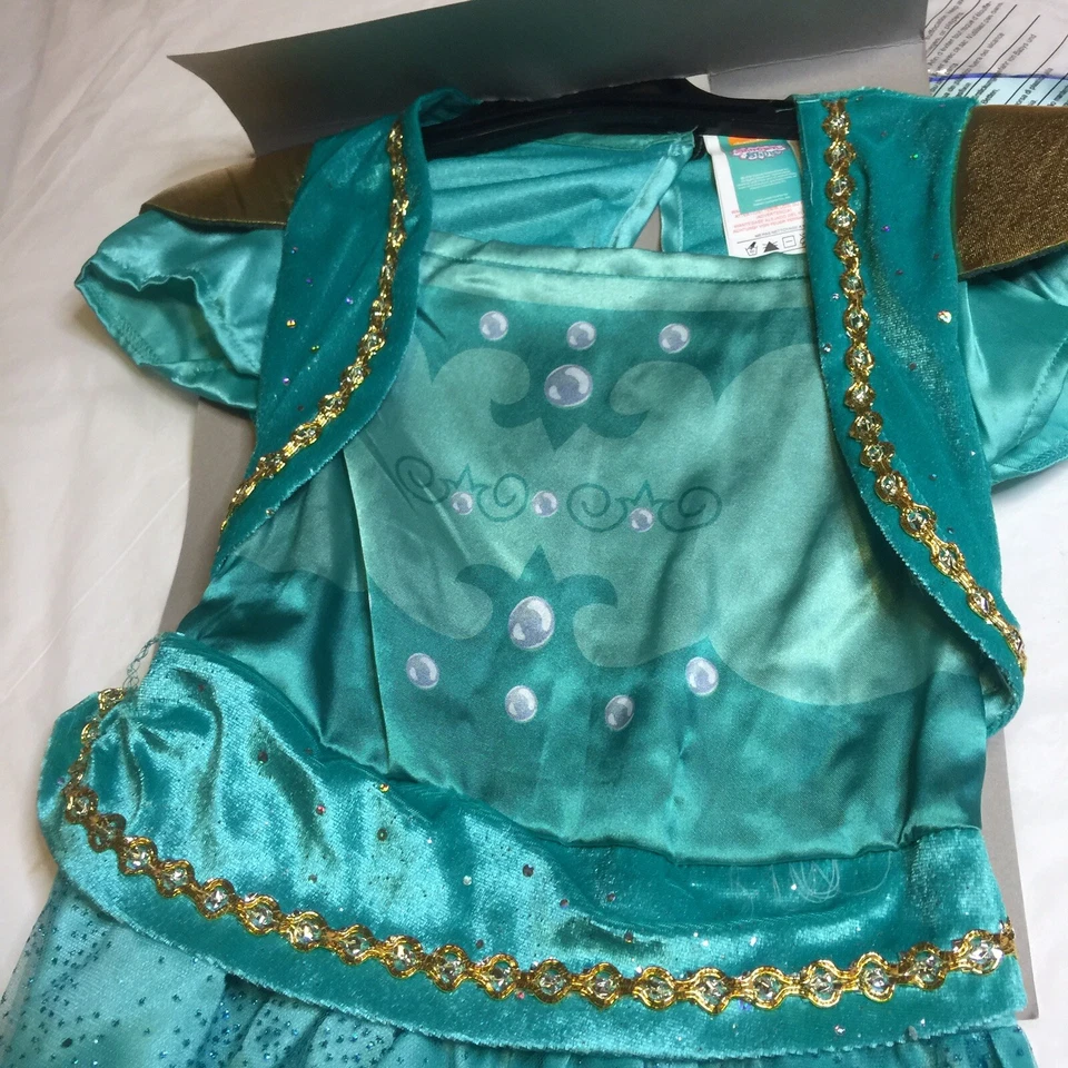 Disfraz Brillante Niñas Niño 3T-4T (4 años) Rubíes Nickelodeon Verde Mono NUEVO Foto 4 de 4