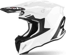 CASCO 2023 AIROH TWIST 2.0 BIANCO LUCIDO MOTOCROSS MX OFF ROAD NUOVO ECONOMICO BMX QUAD