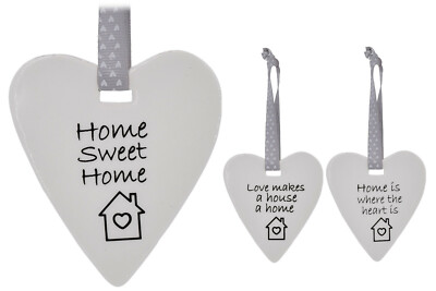Small Ceramic Heart Home Sweet Home Love Makes House Home Home Where Heart Is