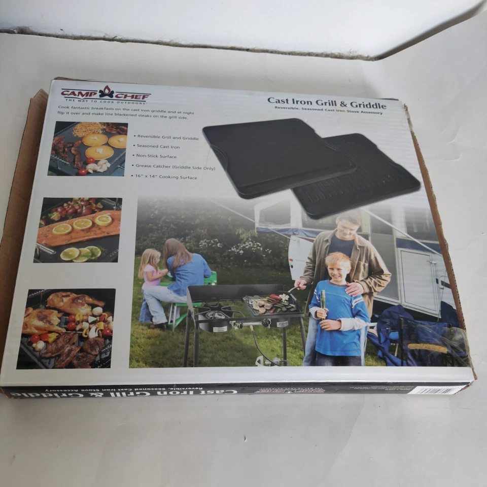 Чугунная двусторонняя варочная панель для гриля и гриля Camp Chef, CGG16B - Изображение 4 из 4