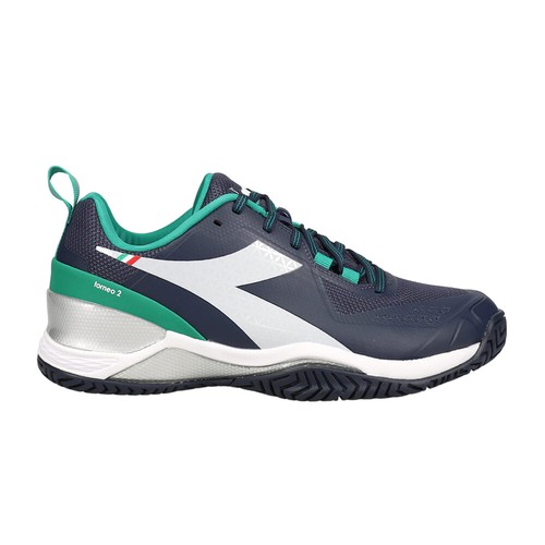 diadora Blushield Torneo 2 Ag Tennis Mens Blue Sneakers Athletic Shoes 179502-C - 第 1/5 張圖片