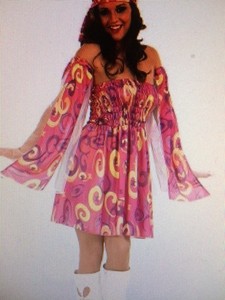 hippy mini dress