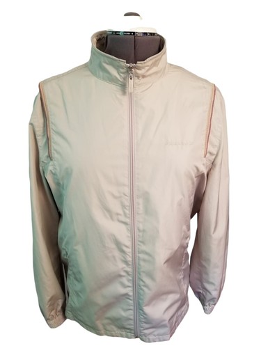 Gieves & Hawkes, Gieves & Hawkes Beige Men's Jacket FullZip Size L Length 27 in Pit to Pit 24 in