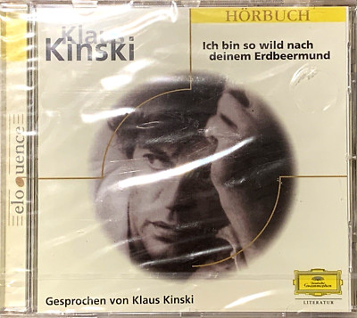 KLAUS KINSKI Ich bin so wild nach deinem Erdbeermund DGG Hörbuch CD Neu OVP