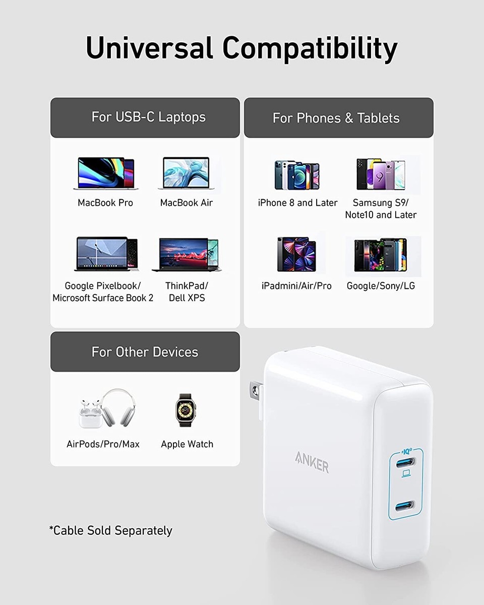 【美品】Anker PowerPort III 2-Port 100W Amazon | Anker PowerPort III Duo 20W(USB PD対応 40W 2ポート